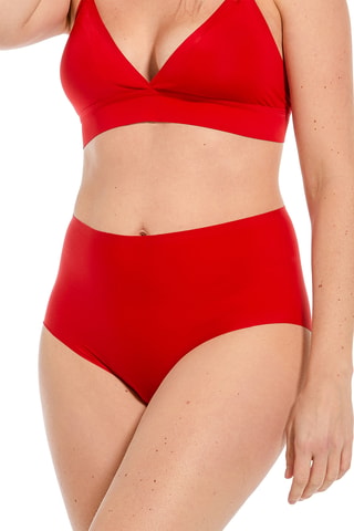 2 Hipsters Hoge Taille - Rood - Magic Body Fashion