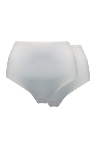 2 Hipsters Hoge Taille - Wit - Magic Body Fashion