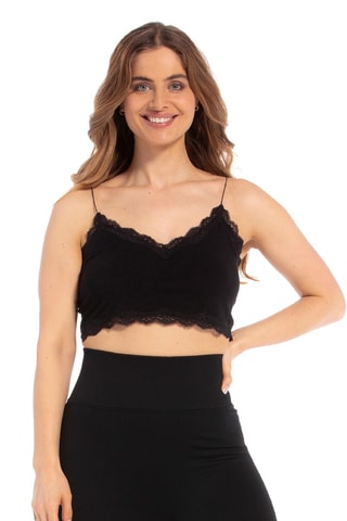 Crop Top - Zwart - Magic Body Fashion