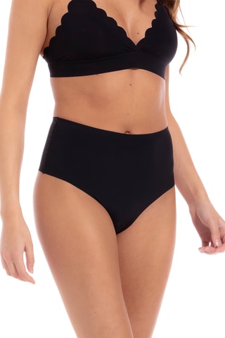 2 Strings met hoge taille - Zwart - Magic Body Fashion