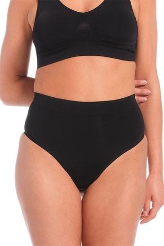 String met hoge taille - Zwart - Magic Body Fashion