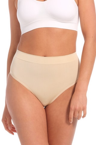 String met hoge taille - Beige - Magic Body Fashion