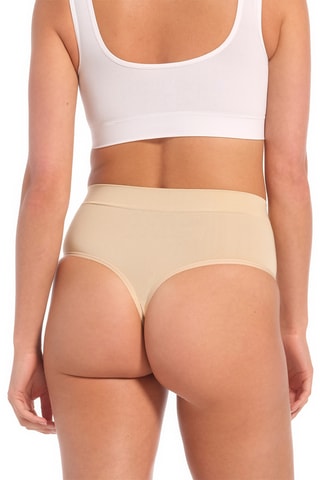 String met hoge taille - Beige - Magic Body Fashion