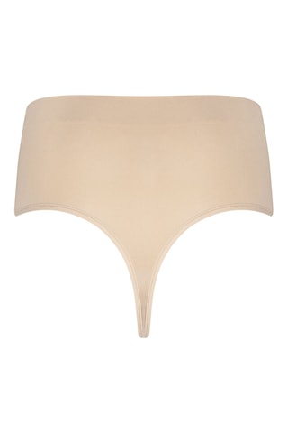 String met hoge taille - Beige - Magic Body Fashion