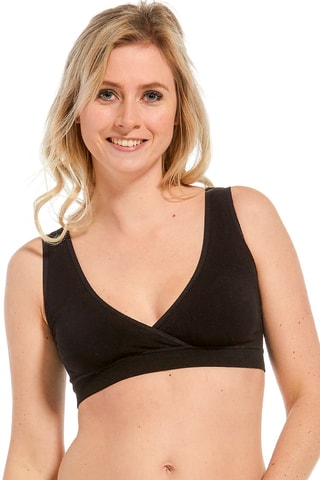 Bamboeviscose Sportbeha - Zwart - Magic Body Fashion