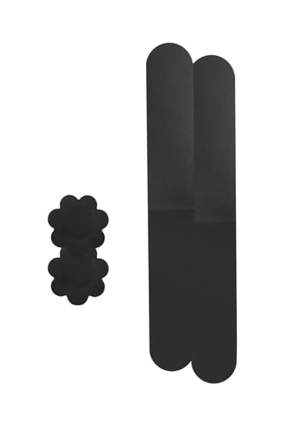 Zelfklevende Push-up Lint en Tepelplakkers - Zwart - Magic Body Fashion