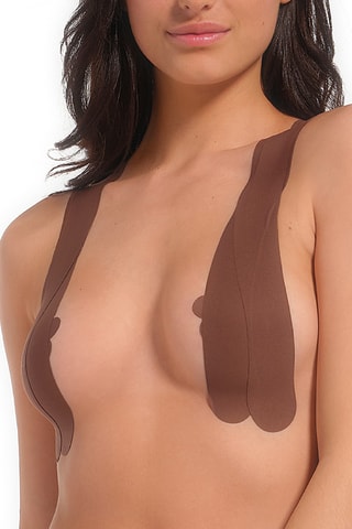 Zelfklevende Push-up Lint en Tepelplakkers - Bruin - Magic Body Fashion