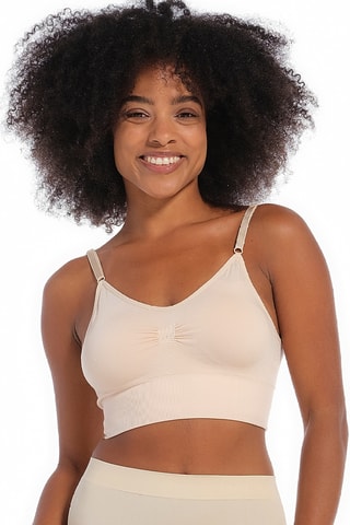 Bamboeviscose Sportbeha - Lichtbeige - Magic Body Fashion