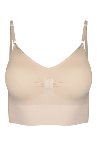 Bamboeviscose Sportbeha - Lichtbeige - Magic Body Fashion