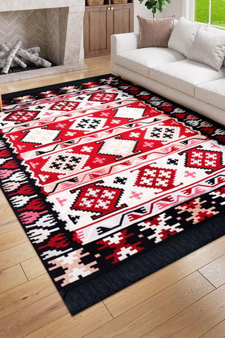 Vloerkleed - Zwart - 120 x 180 cm