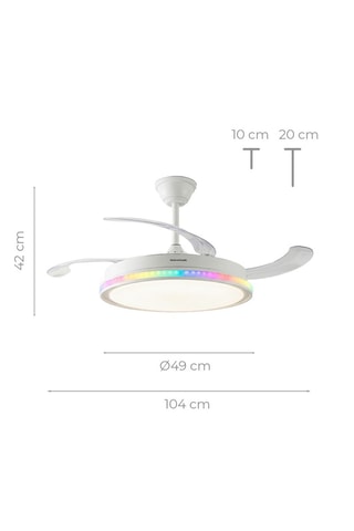 LED plafondventilator - 6 snelheden