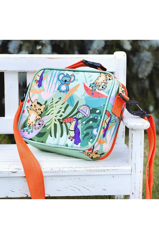 Lunchtas Milk&Moo Jungle Friends - Lichtgroen