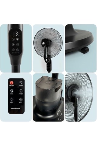Staande Ventilator - 90 W - 3 snelheden