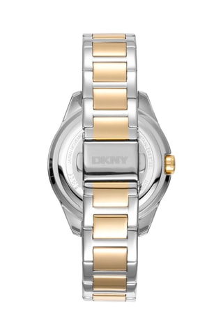 Reloj de cuarzo de acero Evening - Plateado y dorado