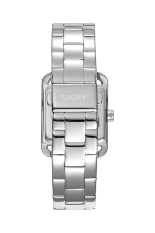 Reloj de cuarzo de acero Iconic - Plateado y blanco
