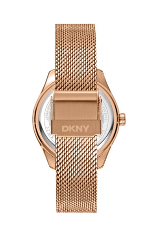Reloj de cuarzo de acero - Rosa dorado