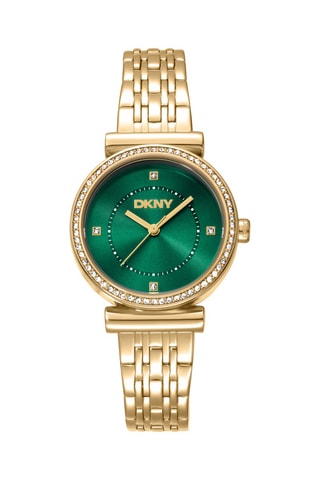 Reloj de cuarzo de acero - Dorado y verde