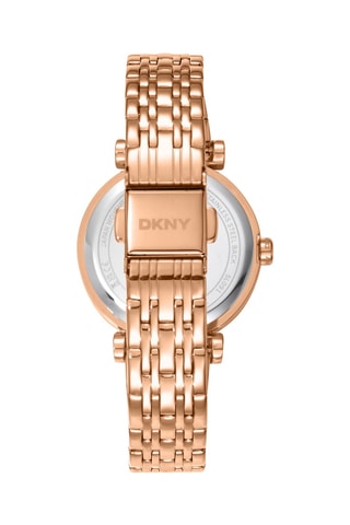 Reloj de cuarzo de acero - Rosa dorado y plateado