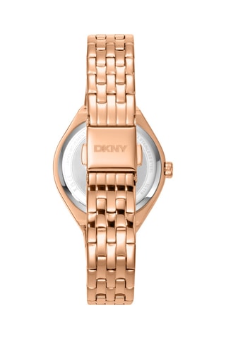 Reloj de cuarzo de acero - Rosa dorado