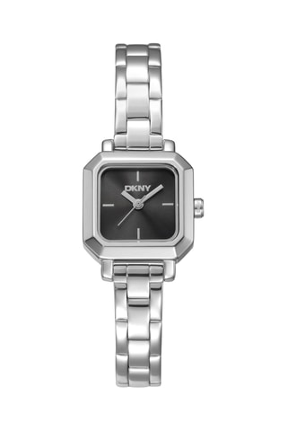 Reloj de cuarzo de acero - Plateado y negro
