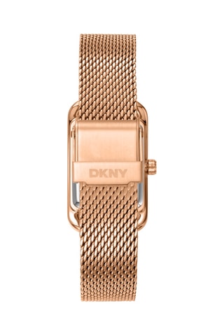 Reloj de cuarzo de acero - Rosa dorado y plateado