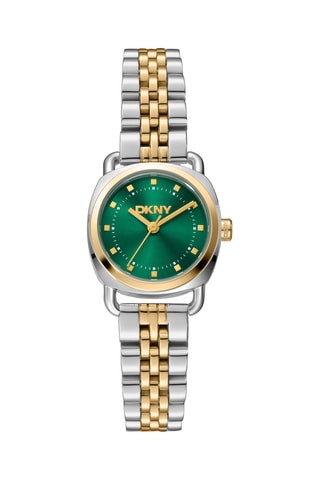 Reloj de cuarzo de acero - Plateado y dorado