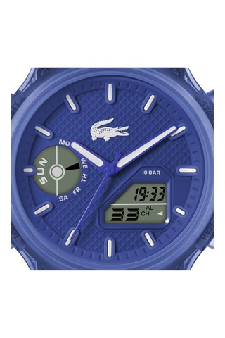 Montre à quartz en silicone - Bleu