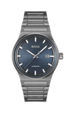 Montre automatique en acier - Gris et anthracite