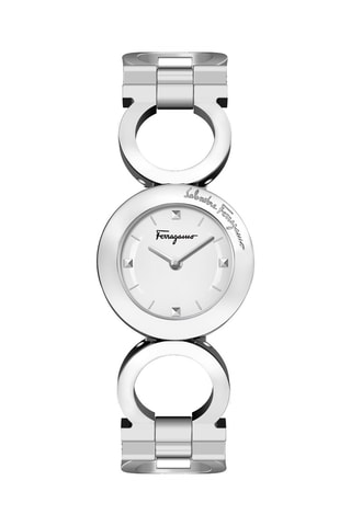Montre à quartz en métal - Argenté