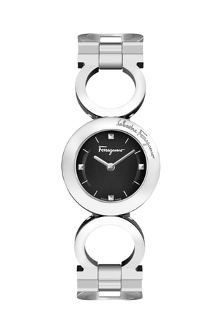Montre à quartz en métal - Argenté