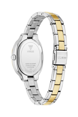 Montre à quartz en acier - Argenté et doré