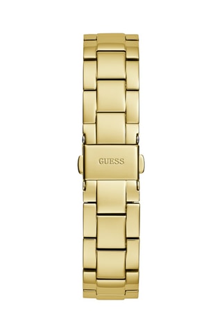 Montre à quartz en acier - Doré et noir