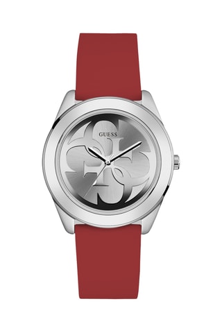 Montre à quartz en silicone - Rouge