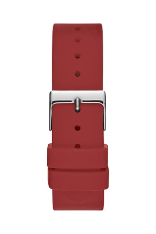 Montre à quartz en silicone - Rouge