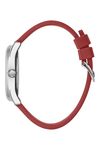 Montre à quartz en silicone - Rouge