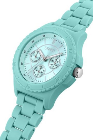 Montre à quartz en plastique - Turquoise