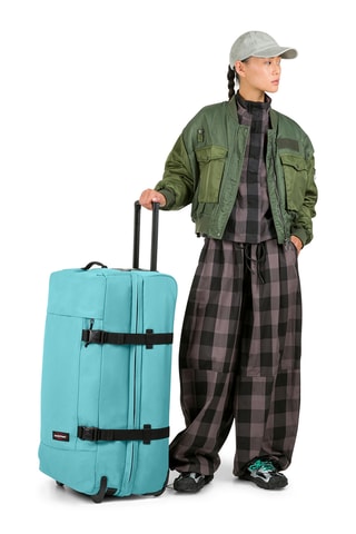 Grote Trolley Tranverz (L) - Turquoise - 79 cm