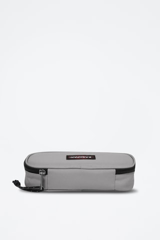 Etui Oval Single - Lichtgrijs en Zwart