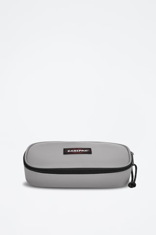 Etui Oval Single - Lichtgrijs en Zwart