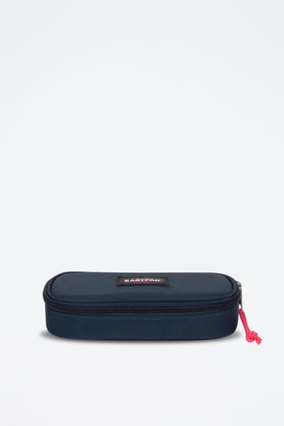 Etui Oval Single - Marineblauw en Fuchsia
