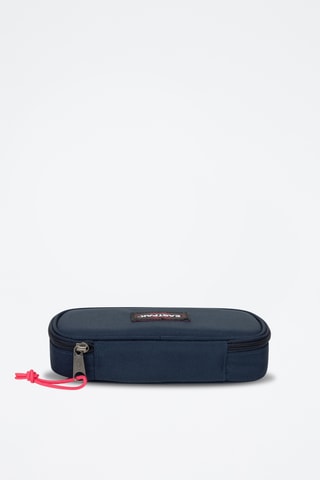 Etui Oval Single - Marineblauw en Fuchsia