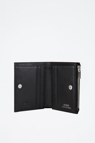 Cartera de piel Monaco - Negro