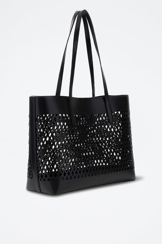 Bolso shopper y bolso de mano Letty - Negro