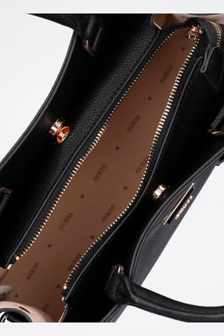 Bolso Girlfriend Meridian II - Negro y dorado