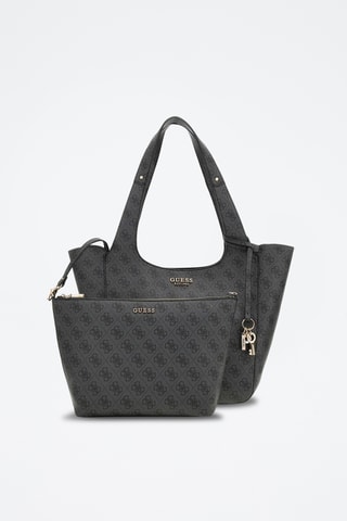 Bolso shopper y bolso de mano - Gris oscuro