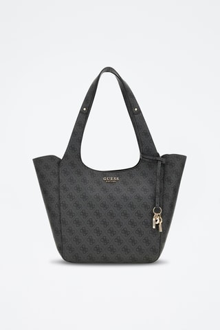 Bolso shopper y bolso de mano - Gris oscuro