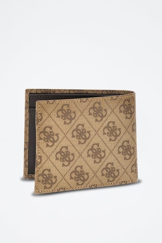 Cartera de piel Milano - Negro, beige y marrón