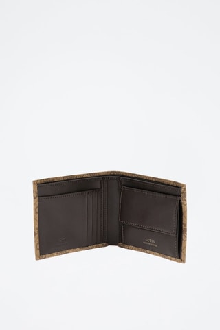 Cartera de piel Milano - Negro, beige y marrón