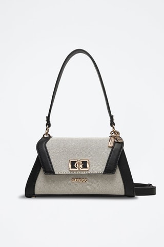 Bolso Karnilla - Negro, beige y dorado