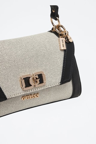Bolso Karnilla - Negro, beige y dorado